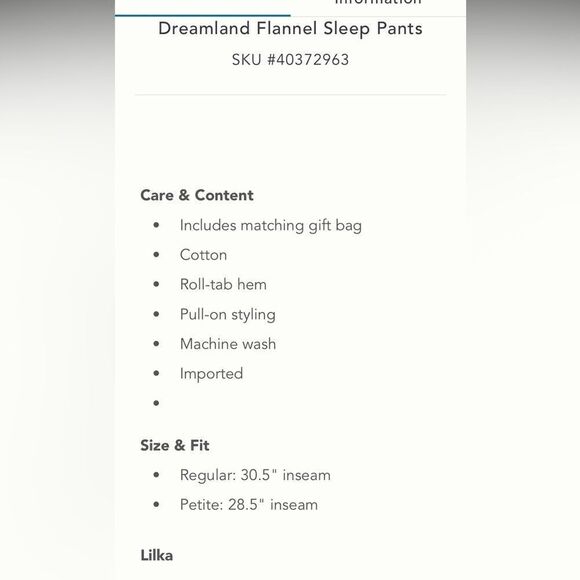 Anthropologie dreamland flannel sleep pants - Picture 4 of 9